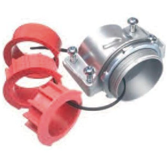 Arlington 8416 2-1/2" Strap-Type Flex/AC/MC Cable Connector, Zinc Die-Cast