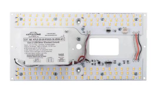 Keystone KT-RKIT30PS-11RP-8CSC-VDIM 11" FutureFit LED Canopy Retrofit, 0-10V Dimming, Multi-Color Temperature, Voltage 120-277V