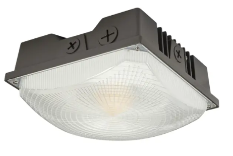 Keystone KT-CLED25PS-S1-8CSB-VDIM LED Canopy Light, Multi-Color Temperature, Voltage 120-277V, Bronze