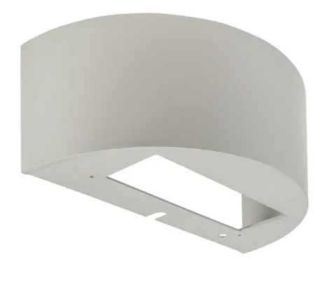 Keystone KT-WPLED-M5-HM-1-KIT-U Shell for Full Cut Off Wall Packs, Half Moon, Unpainted