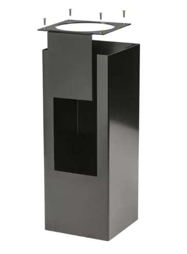 Keystone KT-CYLED-6A-SQ-1-KIT-U Square Shell For 6” Wall Mount Cylinders, Unpainted