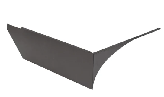 Keystone KT-ALED-GS-L2-L-KIT Glare Shield for Area Lights, Large Housing, Left Side, Bronze