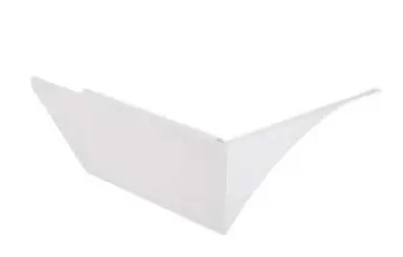 Keystone KT-ALED-GS-M2-L-KIT-W Glare Shield for Area Lights, Medium Housing, Left Side, White