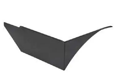 Keystone KT-ALED-GS-L2-L-KIT-B Glare Shield for Area Lights, Large Housing, Left Side, Black