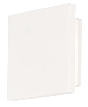 ET2 Contemporary Lighting E41388-WT Alumilux Tau LED Outdoor Wall Sconce, Color Temperature 3000K, 490 Lumens, Voltage 120V, White Finish