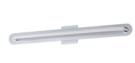 ET2 Contemporary Lighting E23436-01PC Loop 36" LED Wall Sconce, Color Temperature 3000K, Voltage 120-277V, Polished Chrome Finish
