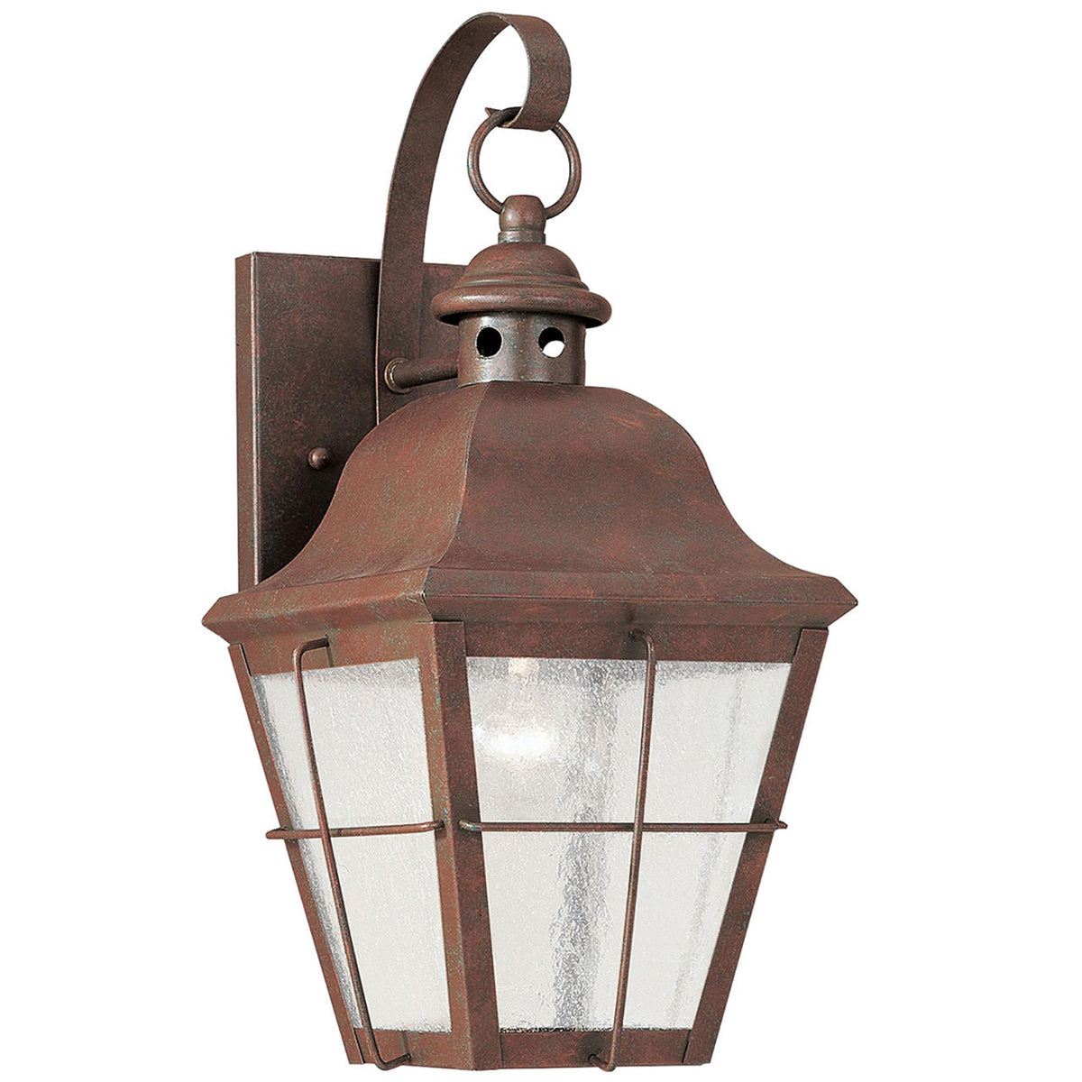 Generation Lighting Chatham 1 Light Weathered Copper Wall Lantern