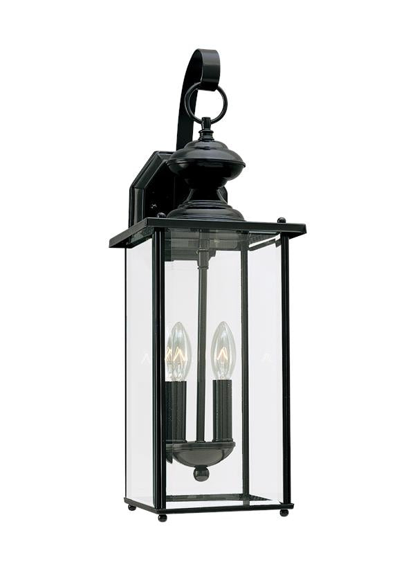 Generation Lighting 8468-12 Jamestowne 2 Light 20.25 inch Black Outdoor Wall Lantern