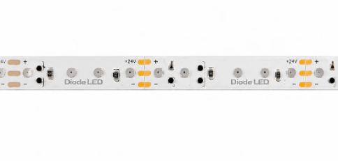 Diode LED DI-24V-DRGB-PIX-1LED-016 16.4ft Spool Dazzle 1-LED Pixel RGB LED Tape Light, Voltage 24V