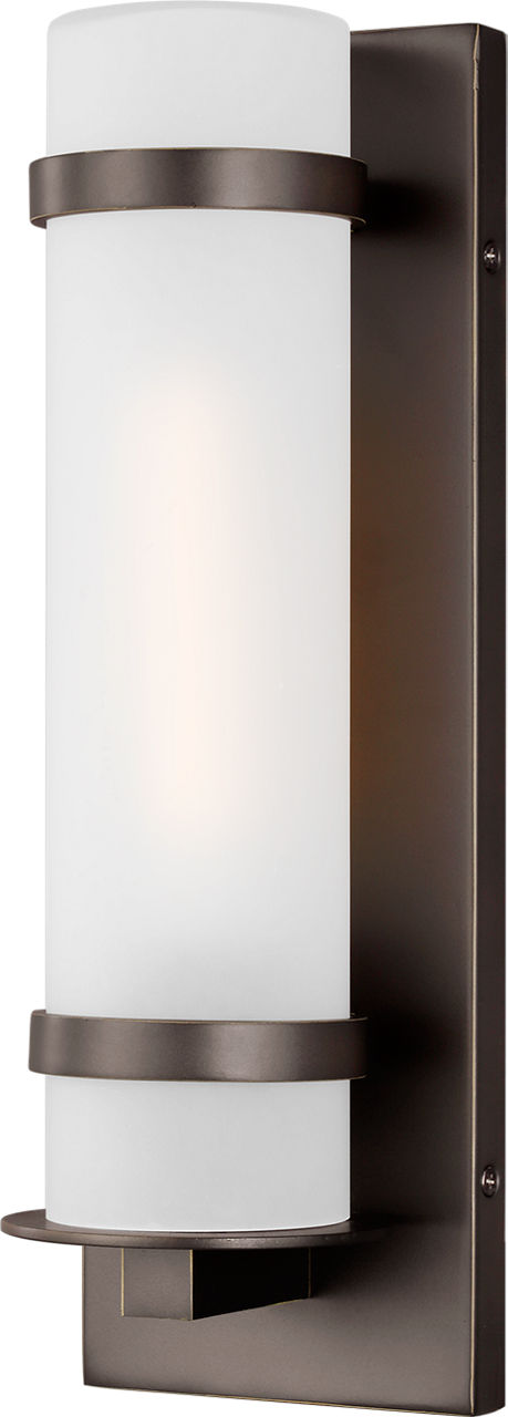 Generation Lighting Alban 1 Light 14 inch Antique Bronze Outdoor Wall Lantern