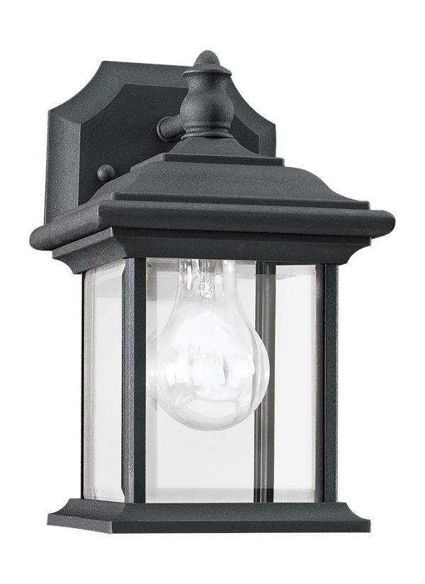 Generation Lighting 85200-12 Wynfield 1 Light 10 inch Black Outdoor Wall Lantern