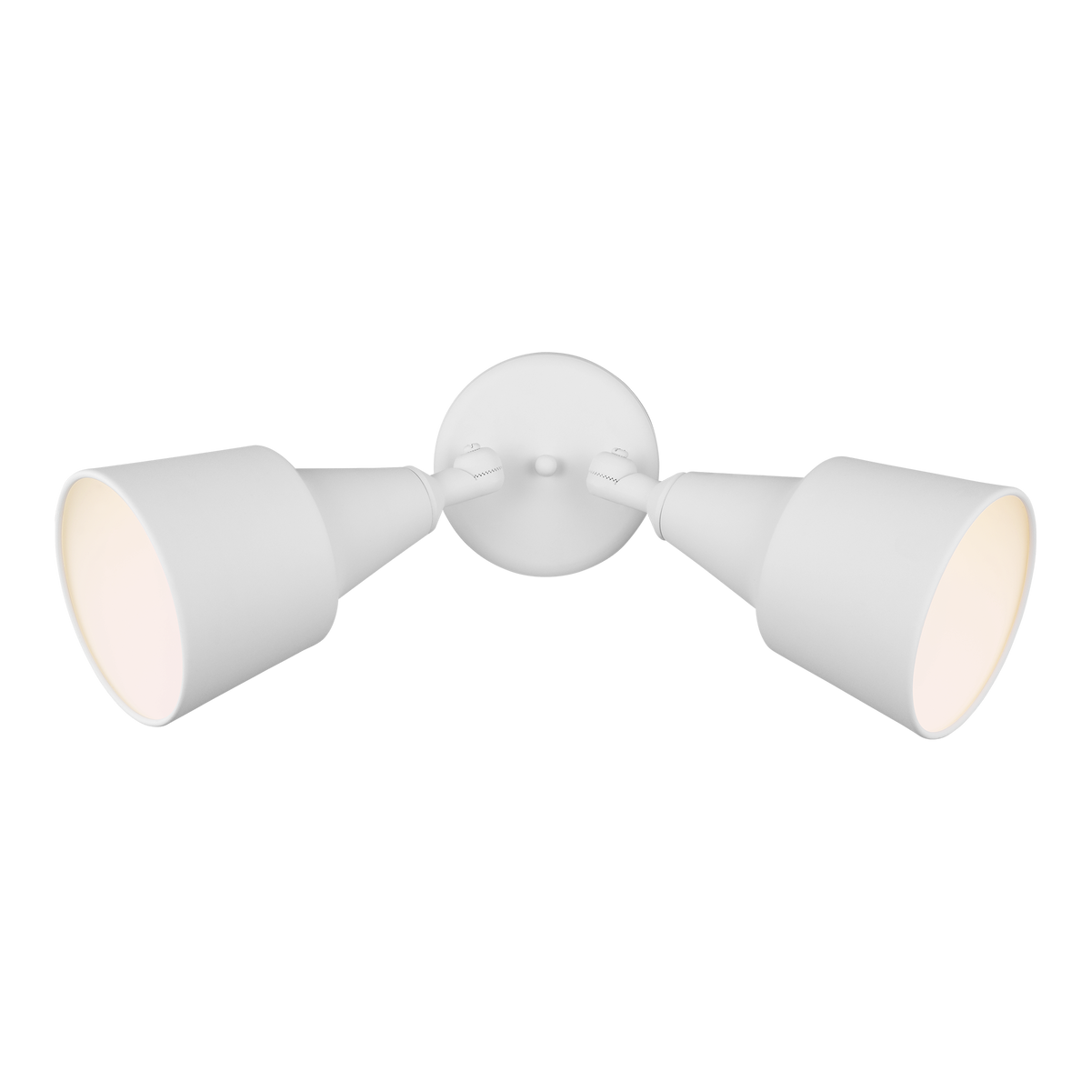 Generation Lighting 8560702-15 Flood Light 2 Light White Wall Light