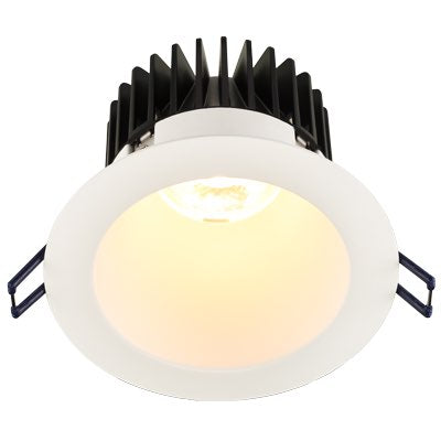 Lotus LED Lights LD4R-30K-HO-4R-WR-WT 4" Round Deep Regressed LED Downlight - High Output - 18W - White Reflector - White Trim - 3000K - 1,500 Lumens - 120V