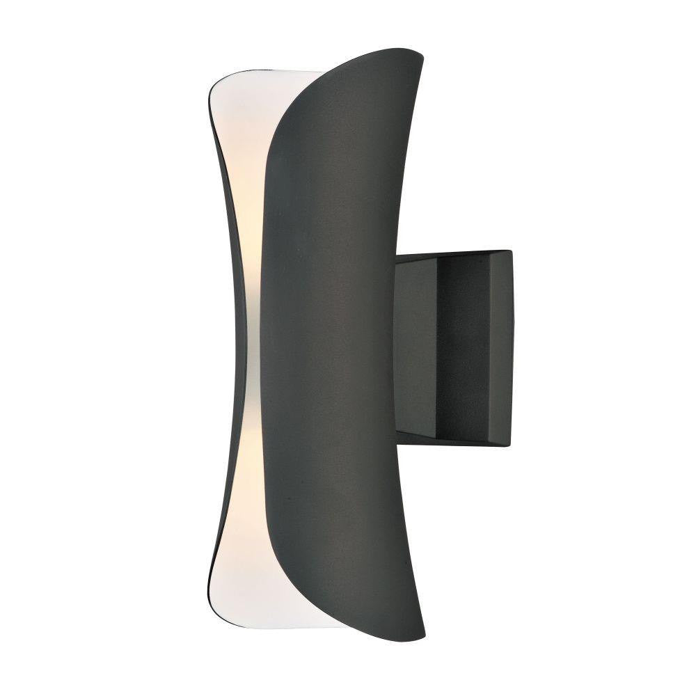 Maxim Lighting 86145ABZ Scroll 2 Light 13.5 inch Architectural Bronze Outdoor Wall Sconce
