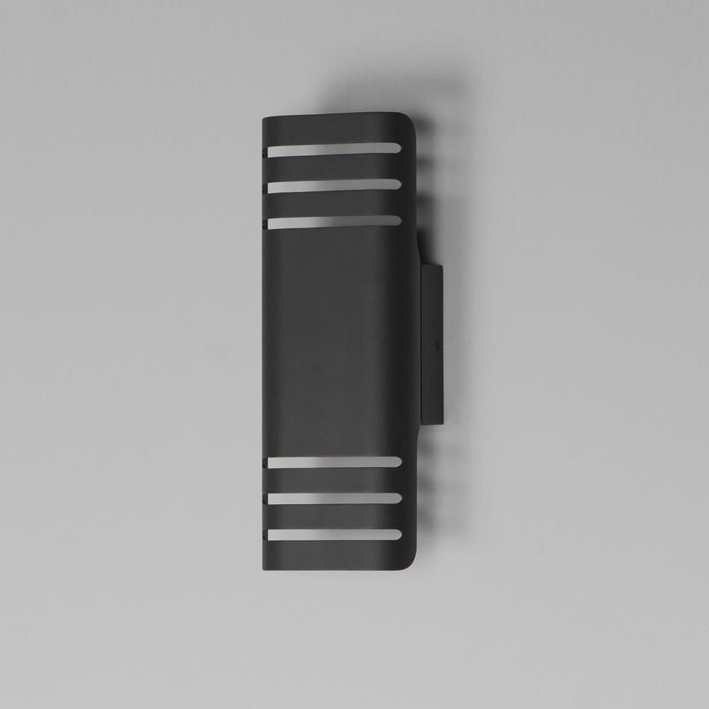Maxim Lighting 86172BK Lightray Black Outdoor Wall Lantern Close-Up View