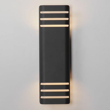 Maxim Lighting 86176ABZ Lightray Architectural Bronze Outdoor LED Wall Light illuminated showing up and down light effect