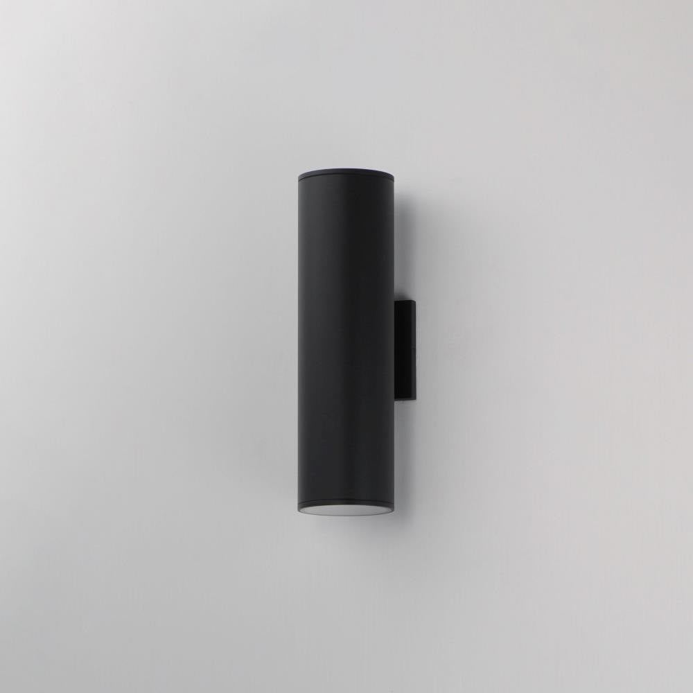 Maxim Lighting 86216BK Stout 2 Light 15 inch Black Outdoor Wall Light Angle View