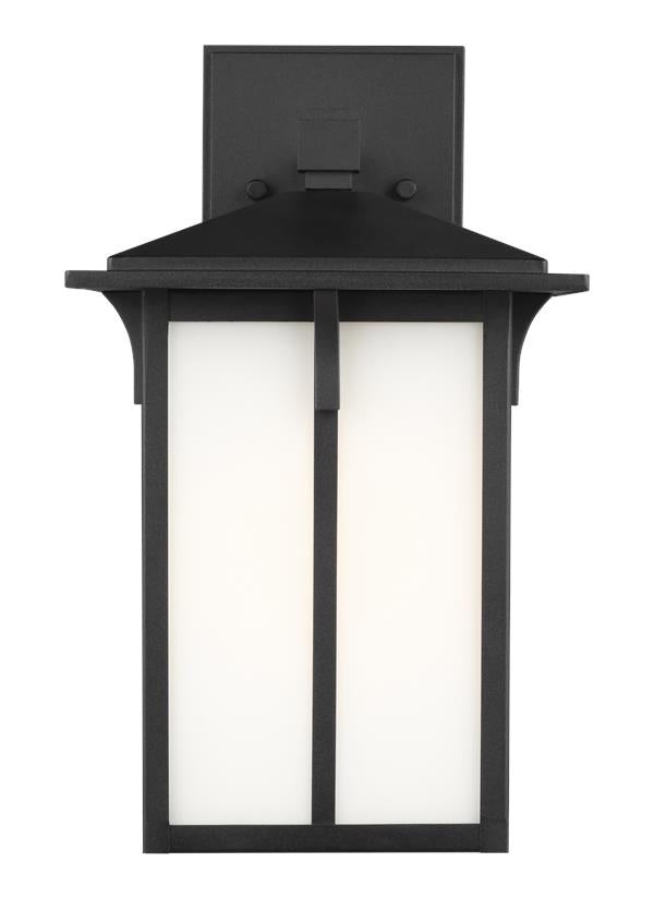 Generation Lighting 8652701-12 Tomek 1 Light 14 inch Black Outdoor Wall Lantern