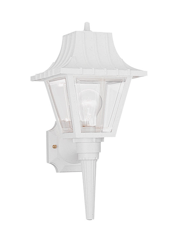 Generation Lighting 8720-15 Polycarbonate Outdoor white outdoor wall lantern