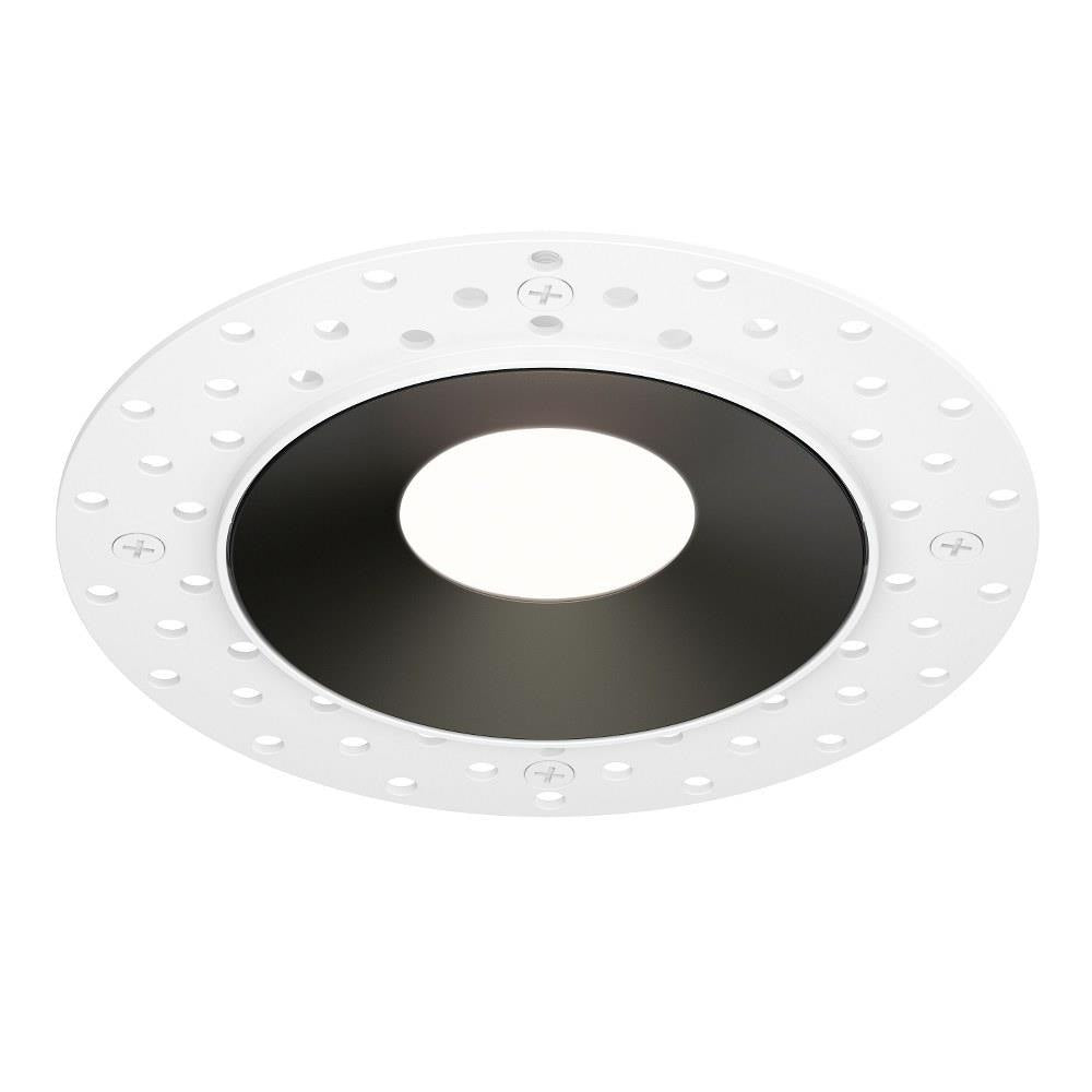 Maxim Lighting 87663BK Crisp 1 Light 3.75 inch Black Trimless Downlight