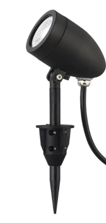 ET2 Contemporary Lighting E41359-BK Alumilux Landscape Spot MR16, 360 Lumens, Wattage 5W, Color Temperature 3000K, Voltage 12V, Black Finish