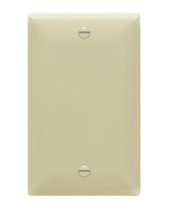 Enerlites 8801-I Blank Cover One-Gang Wall Plate, Ivory Finish