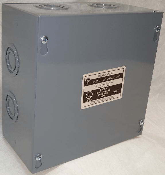 Wire Guard Systems 16166SCE Screw Cover Enclosure - with Knockouts - NEMA 1 - 16x16x6