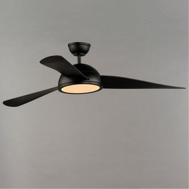 Maxim Lighting 88801BK Cupola 52 Inch Black Ceiling Fan Installed