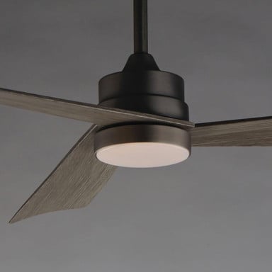 Maxim Lighting 88839WTNAB Vortex Ceiling Fan - Motor Housing and LED Light Kit Close-Up