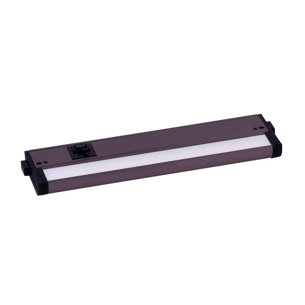 Maxim Lighting 89863BZ CounterMax 5K 1 Light 12 inch Bronze LED Undercabinet Light Bar