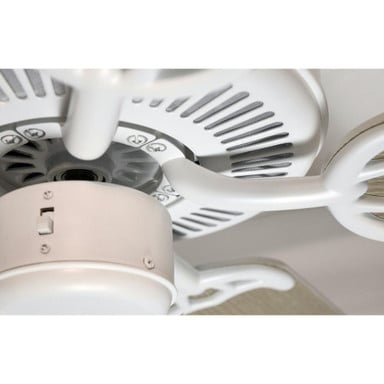 Maxim Lighting Basic Max Ceiling Fan blade bracket and motor detail view