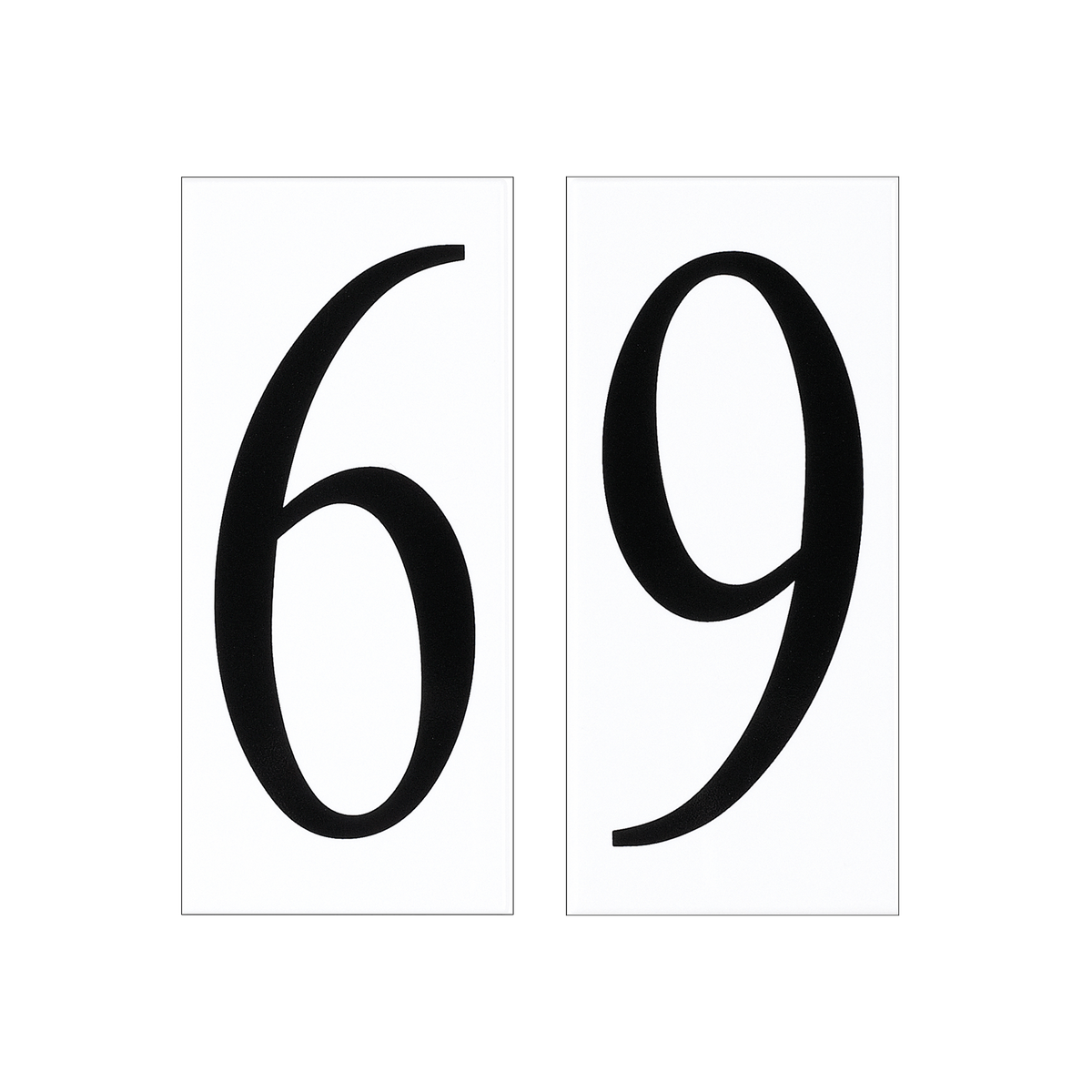 Generation Lighting 90616-68 Address Light white plastic number tile