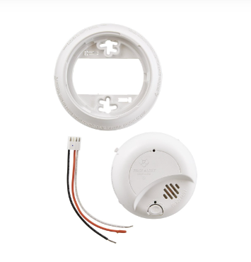 First Alert 9120LBL Hardwired Ionization Smoke Alarm with 10 Year Battery Backup