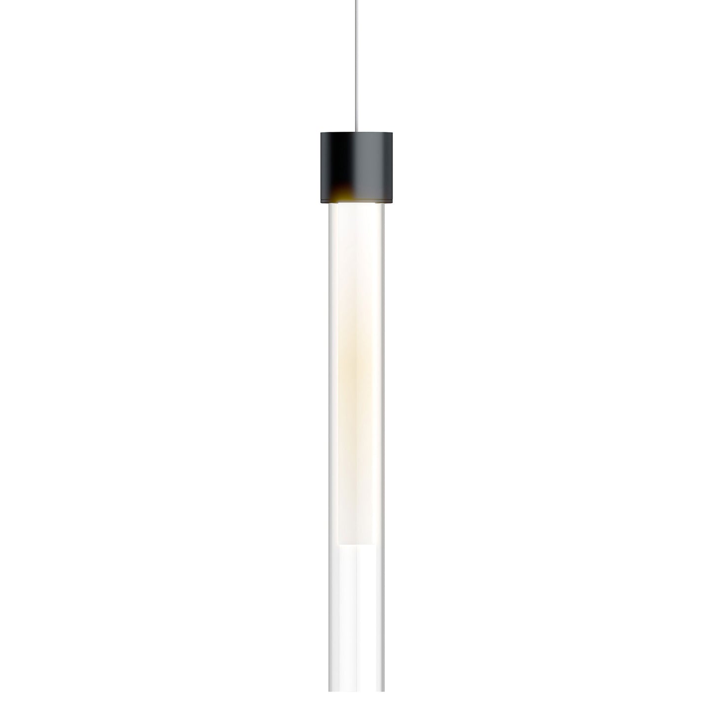 Visual Comfort Modern Collection 700MPLNGFB-LED930 Mini Linger LED 12" Pendant Nightshade Black 3000K