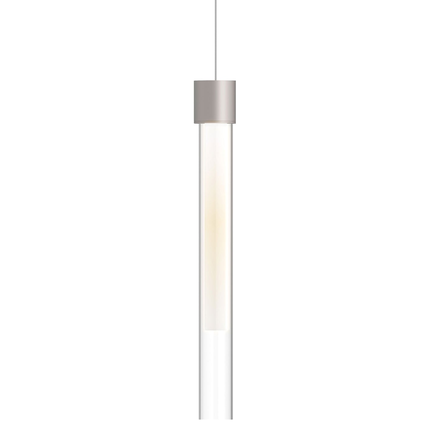 Visual Comfort Modern Collection 700FJLNGFS-LED930 Mini Linger LED 12" Pendant Satin Nickel 3000K