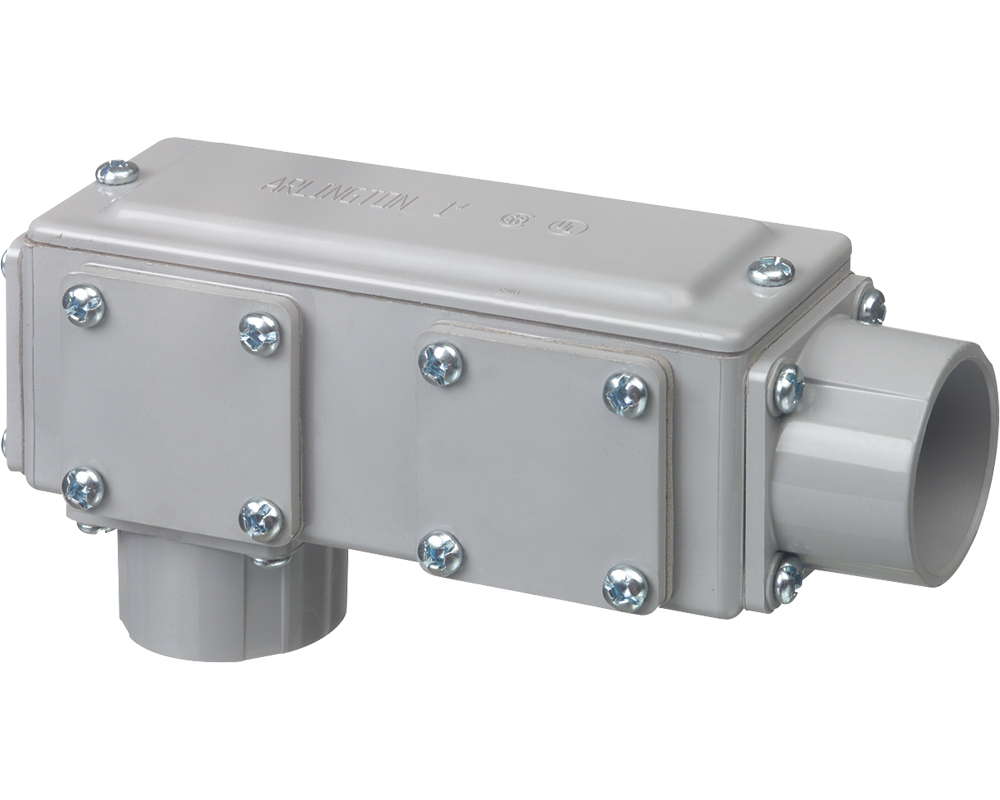 Arlignton 930NM 1/2" Universal Conduit Body, Non-Metallic, w/ Cover & Gasket 10 Pack