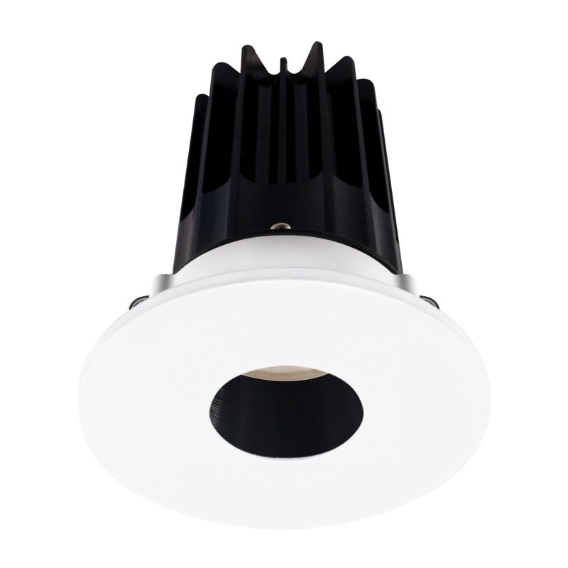 Lotus LED Lights LED-2-S15W-3018K-2RRBK-2RPH 2" LED Recessed Downlight - High Output - 15W - Dim To Warm / 3K-18K - 800 Lumens - Black Reflector - Pinhole Trim - 120V