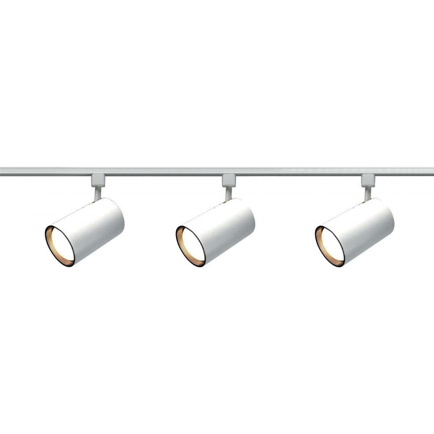Nuvo TK318 4 Foot 3-Light Track Light Kit, R30, Straight Cylinder, White
