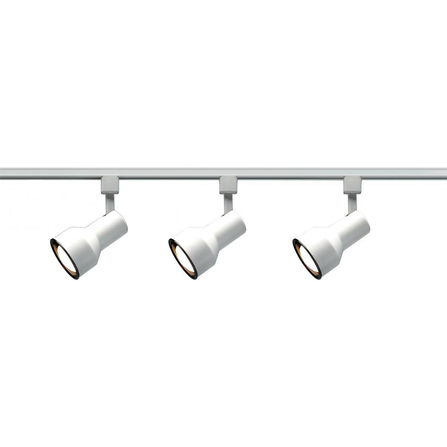 Nuvo TK320 4 Foot 3-Light Track Light Kit, R30, Step Cylinder, White
