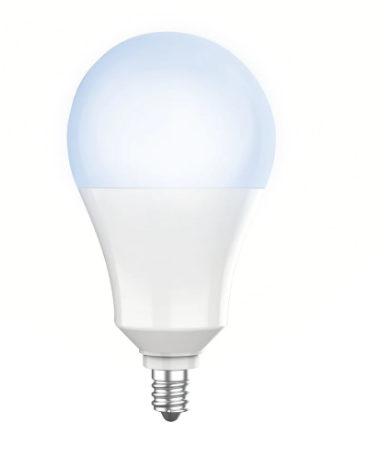 Feit Electric A800C/950CA/DD/LEDI A19 Daylight Candelabra Base Dusk to Dawn LED Bulb, Color Temperature 5000K, Wattage 8.8W, Voltage 120V