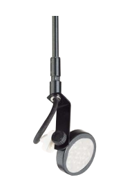 ELCO Lighting ETLD526-36W Gimbal Ring Low Voltage Fixtures with 36″ Stem Extensions, 50W 12V Triac, White Finish