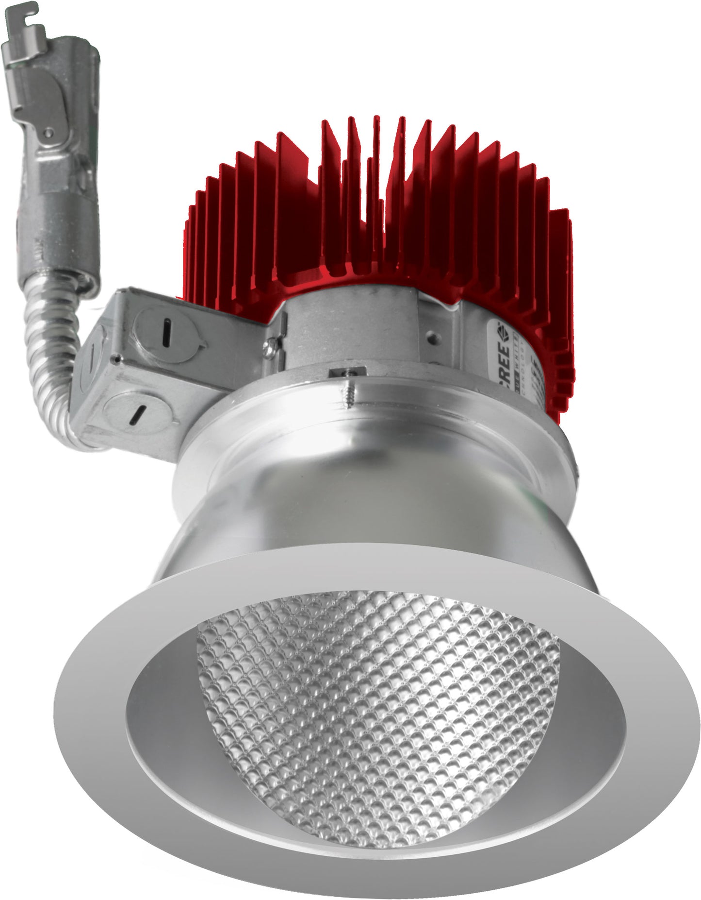 ELCO Lighting E411L1635H2 4 Inch LED Light Engine with Wall Wash Trim All Haze Finish, Color Temperature 3500K Lumens 1600 lm, Generation 2