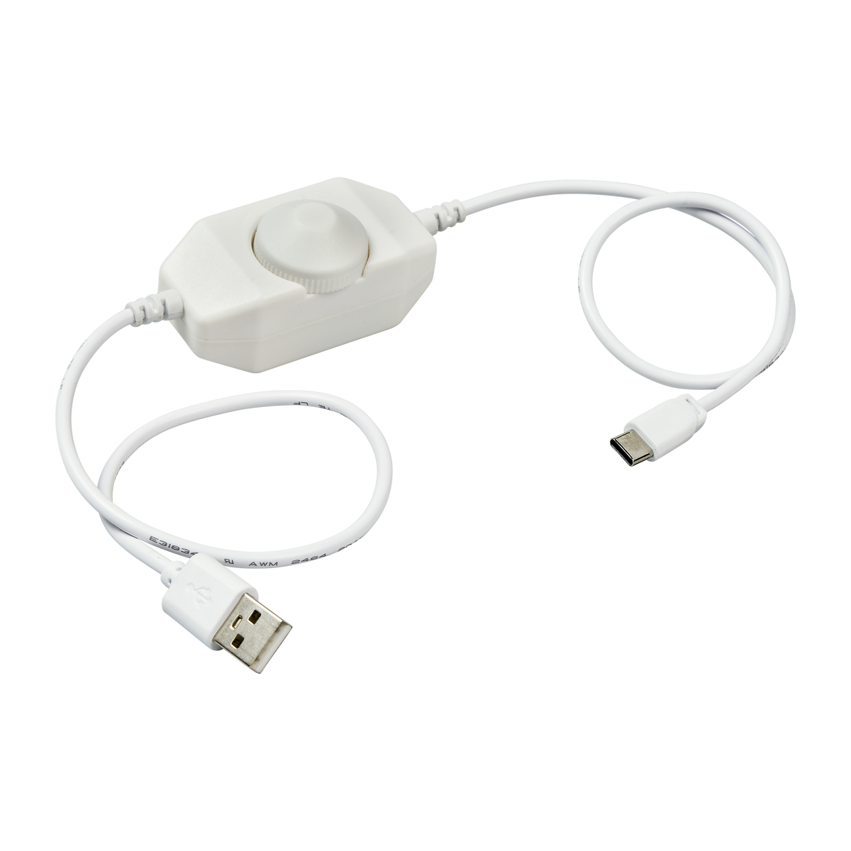 Generation Lighting 984101S-15 Disk Lighting White In-Line Dimmer
