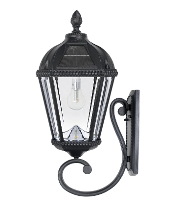 Gama Sonic 98B010 Royal Bulb Solar Wall Light with Patented Solar Light Bulb – Wall Mount