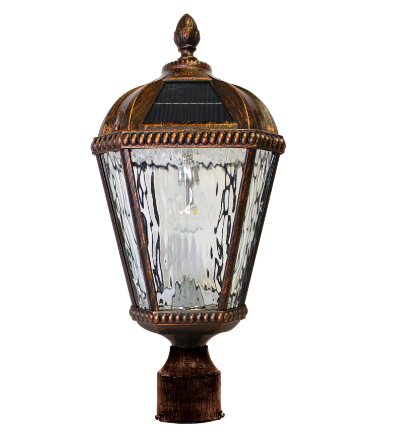 Gama Sonic 98B112 Royal Bulb Solar Light with Patented Solar Light Bulb – 3" Fitter