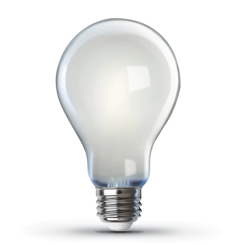 Feit Electric A100/927CA/FIL/2 A21 Dimmable Frosted Clear Glass Filament LED Blub Light, Color Temperature 2700K, Wattage 15W , Voltage 120V - 2 Pack