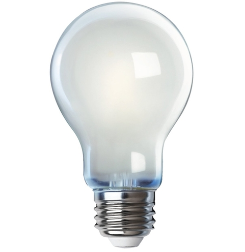 Feit Electric A1960/850/FIL/4 Dimmable A19 Frosted White E26 Base General Purpose LED Light Bulb, Color Temperature 5000K, Wattage 8.8W, Voltage 120V - 4Pack