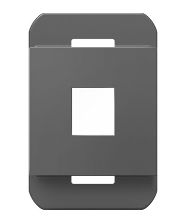 Legrand AC1PFM1 Adorne 1-Port Frame, Magnesium Finish, Modular Mounting Support Frame