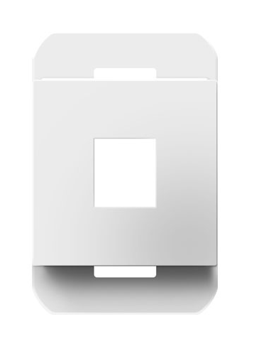 Legrand AC1PFW1 Adorne 1-Port Frame, White Finish, Modular Mounting Support Frame