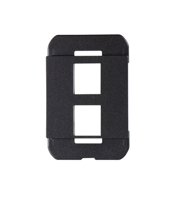 Legrand AC2PFG1 Adorne 2-Port Frame, Graphite Finish, Modular Mounting Support Frame